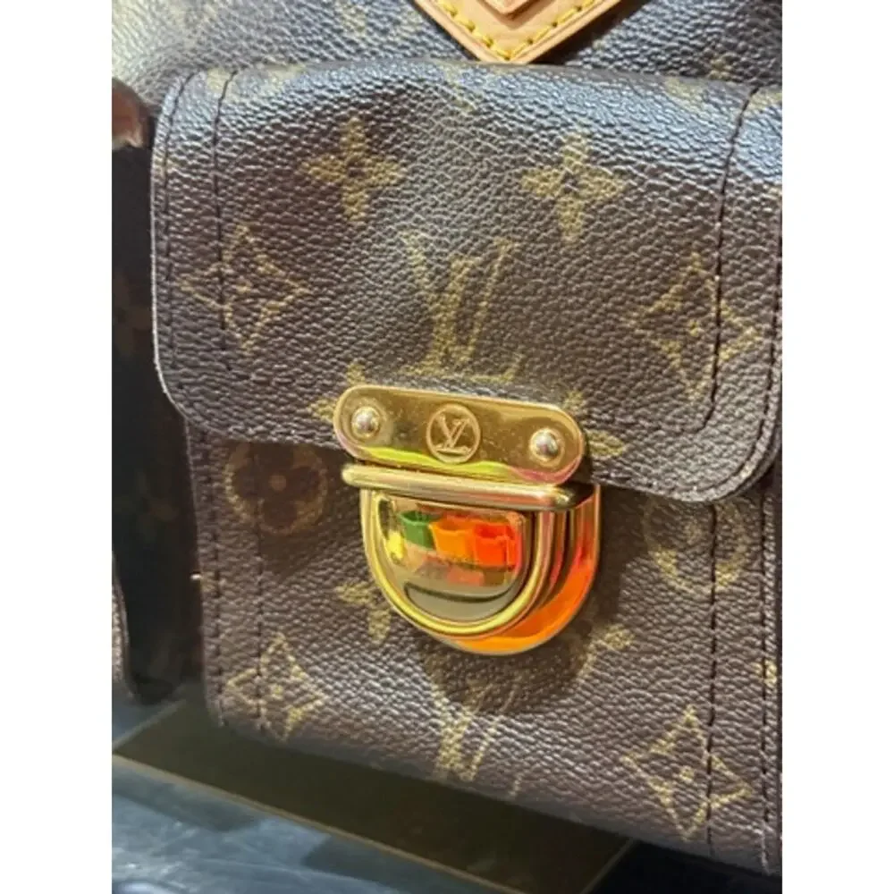 KB078  Louis Vuitton Monogram Manhattan PM bag with Dustbag & COA*2005